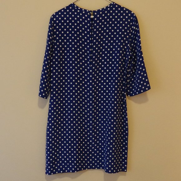 100% Silk Equipment Polka Dot Dress with Pockets - Picture 6 of 6